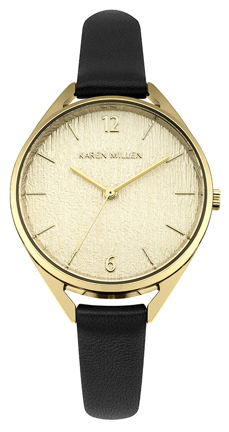 Γυναικείο ρολόι KAREN MILLEN, με λουράκι.