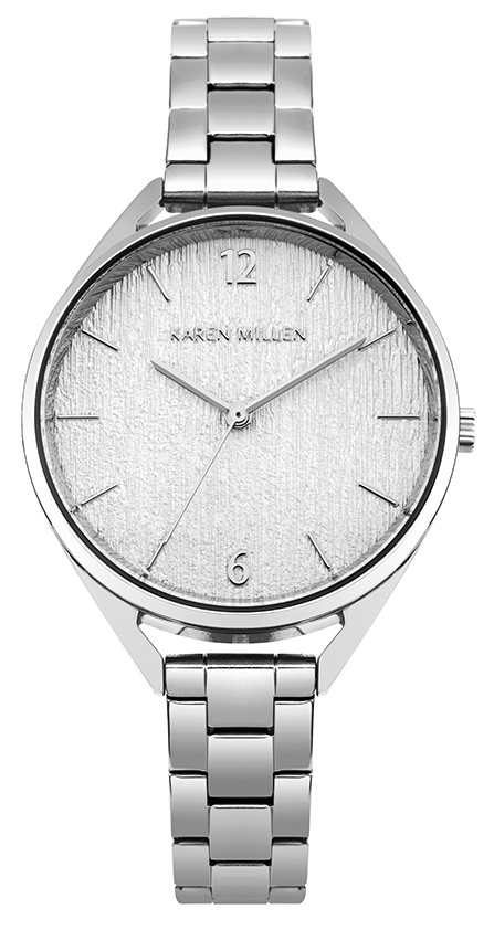 Γυναικείο ρολόι KAREN MILLEN, με μπρασελέ.