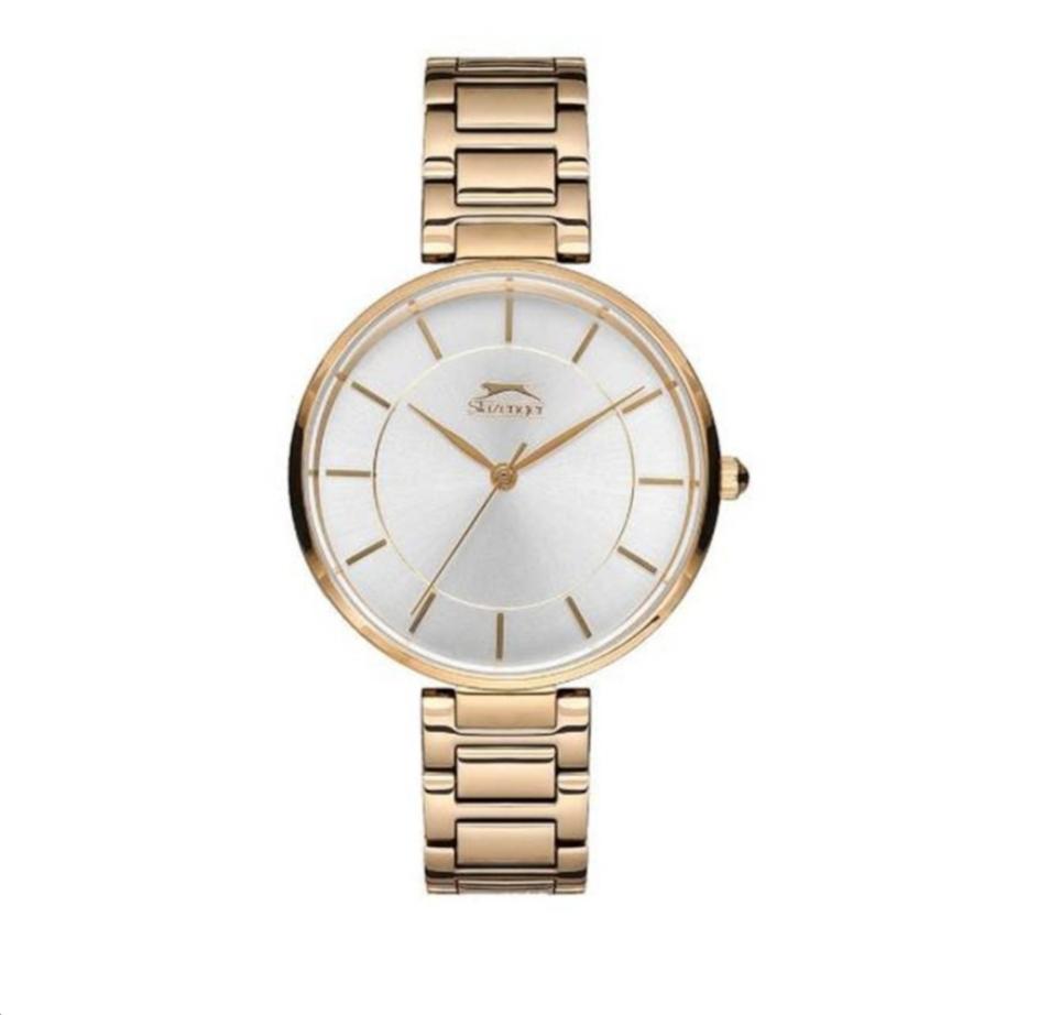 Γυναικείο Ρολόι Slazenger Gold Stainless Steel Bracelet.