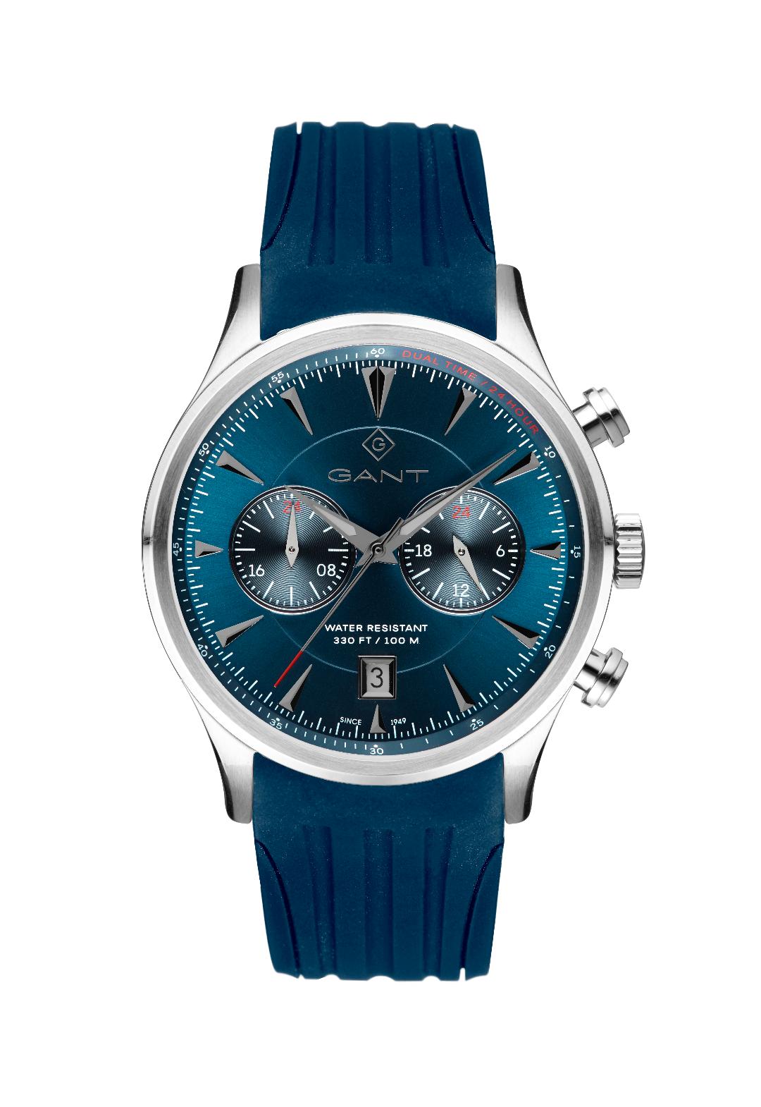Ανδρικό Ρολόι GANT Spencer Blue Rubber Multifunction.