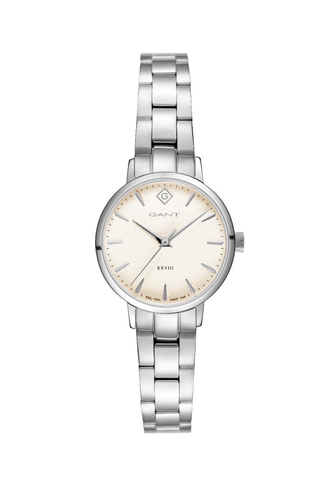 Γυναικείο Ρολόι GANT Park Avenue 28 Silver Stainless Steel Bracelet.
