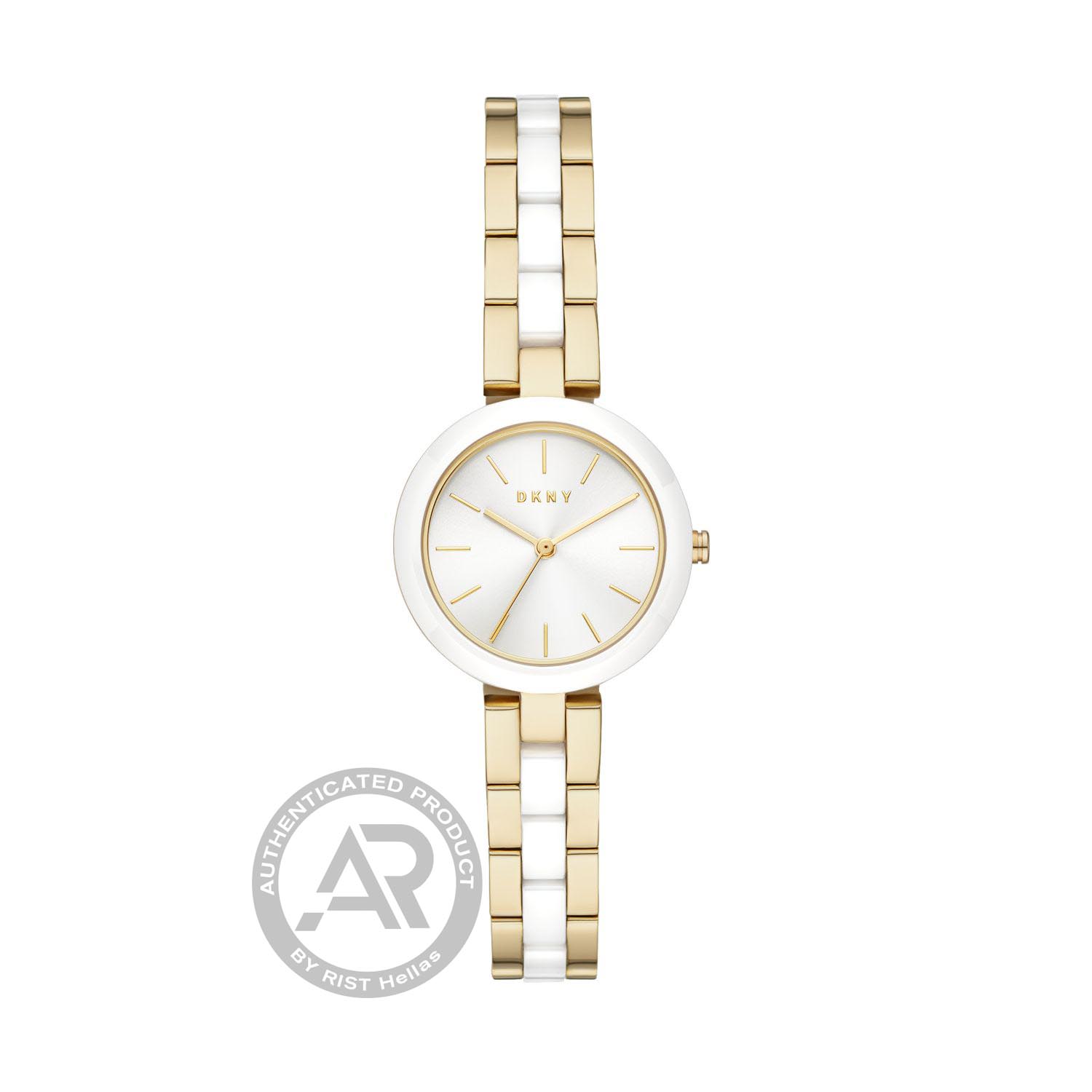 DKNY City Link Two Tone Stainless Steel Bracelet.