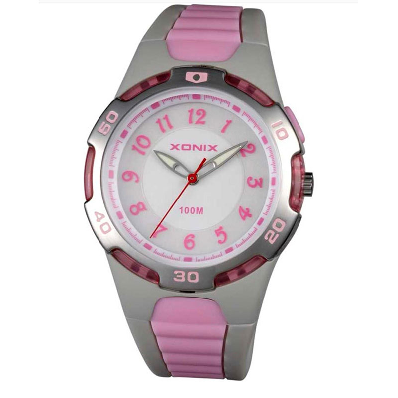 XONIX Women RQ-001 Two Tone Rubber Strap.