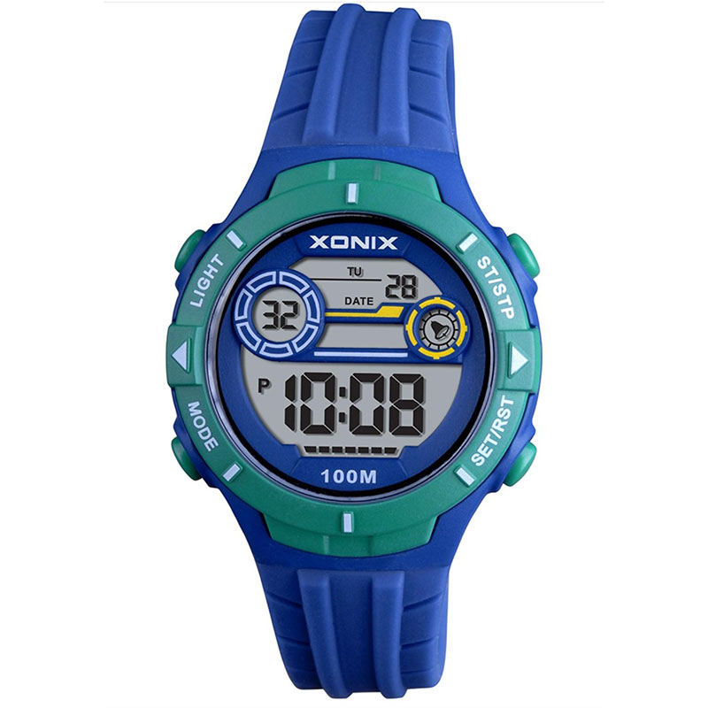 Xonix EX-005 digital αδιάβροχο στα 100 m, με λουράκι από σιλικόνη EX-005.