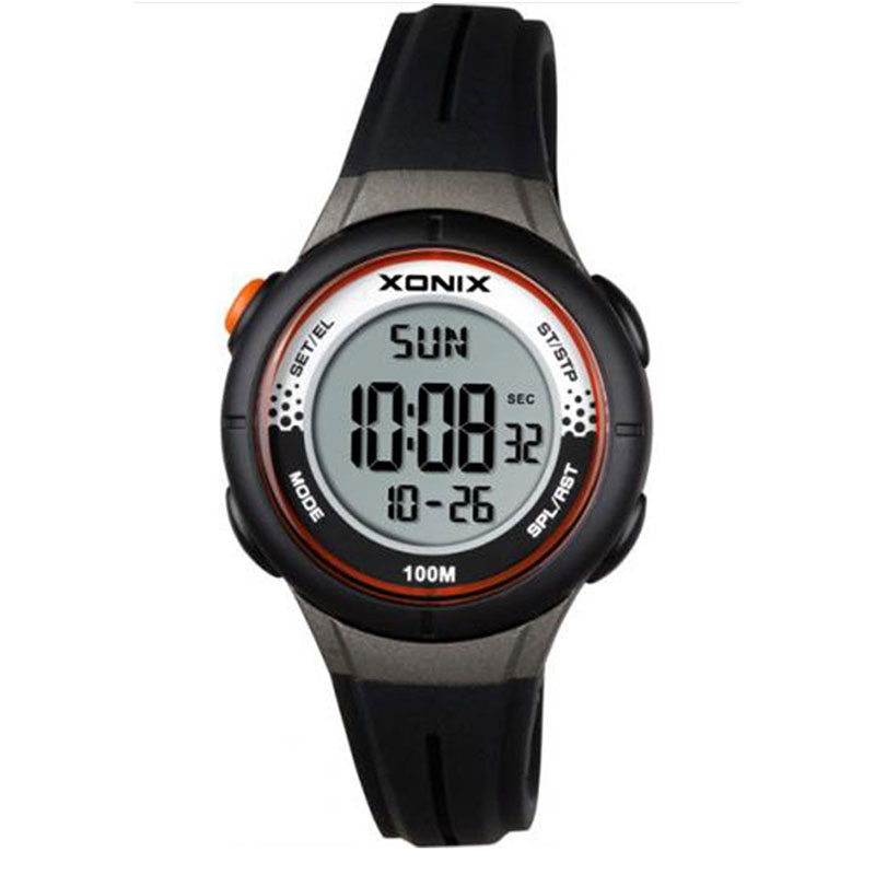 XONIX Black Rubber Strap BAO-006.