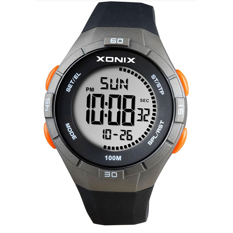 XONIX Black Rubber Strap DAK-004.