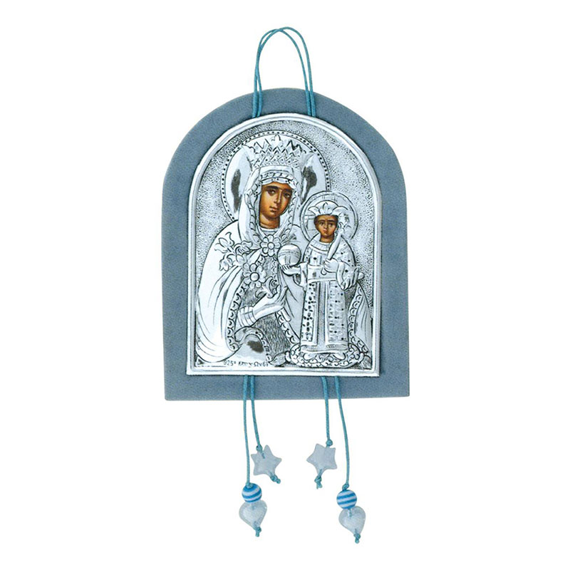 Childrens silver Virgin Mary for the 950 ° swing from the ASTRON laboratory.