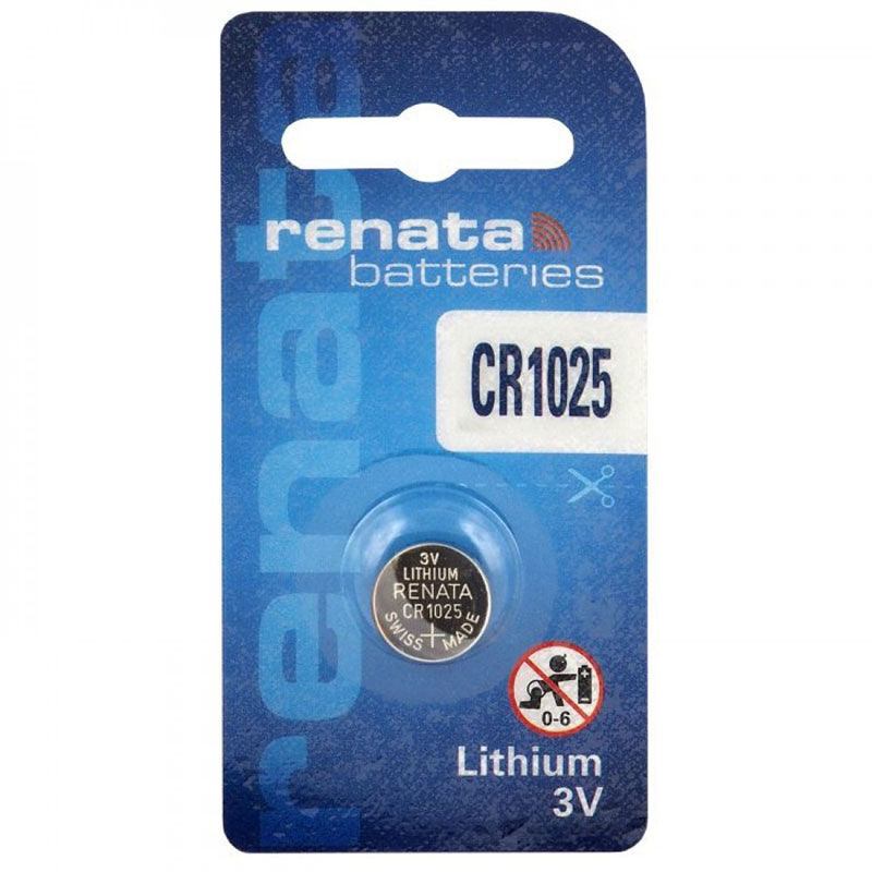 Renata Lithium Battery Watch CR1025 3V 1pc.