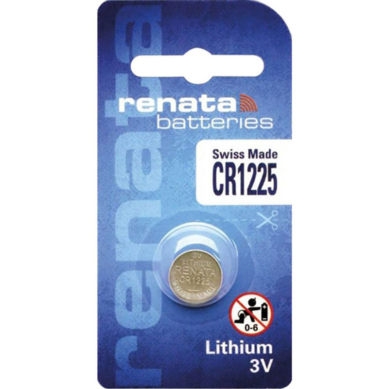 Renata Lithium Watch Battery CR1225 3V 1pc.