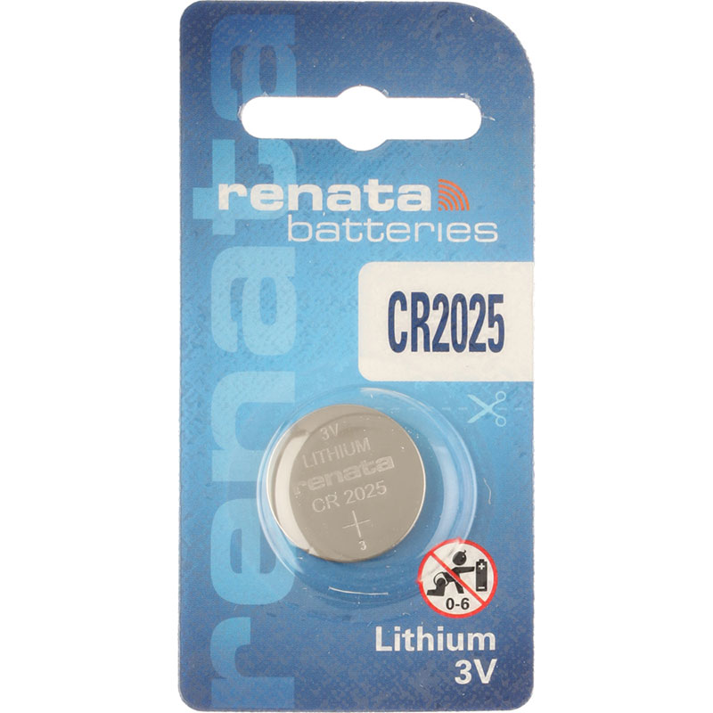 Renata Lithium Battery Watch CR2025 3V 1pc.