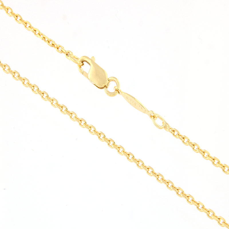 Solid 14 carat gold chain Greca 60cm.