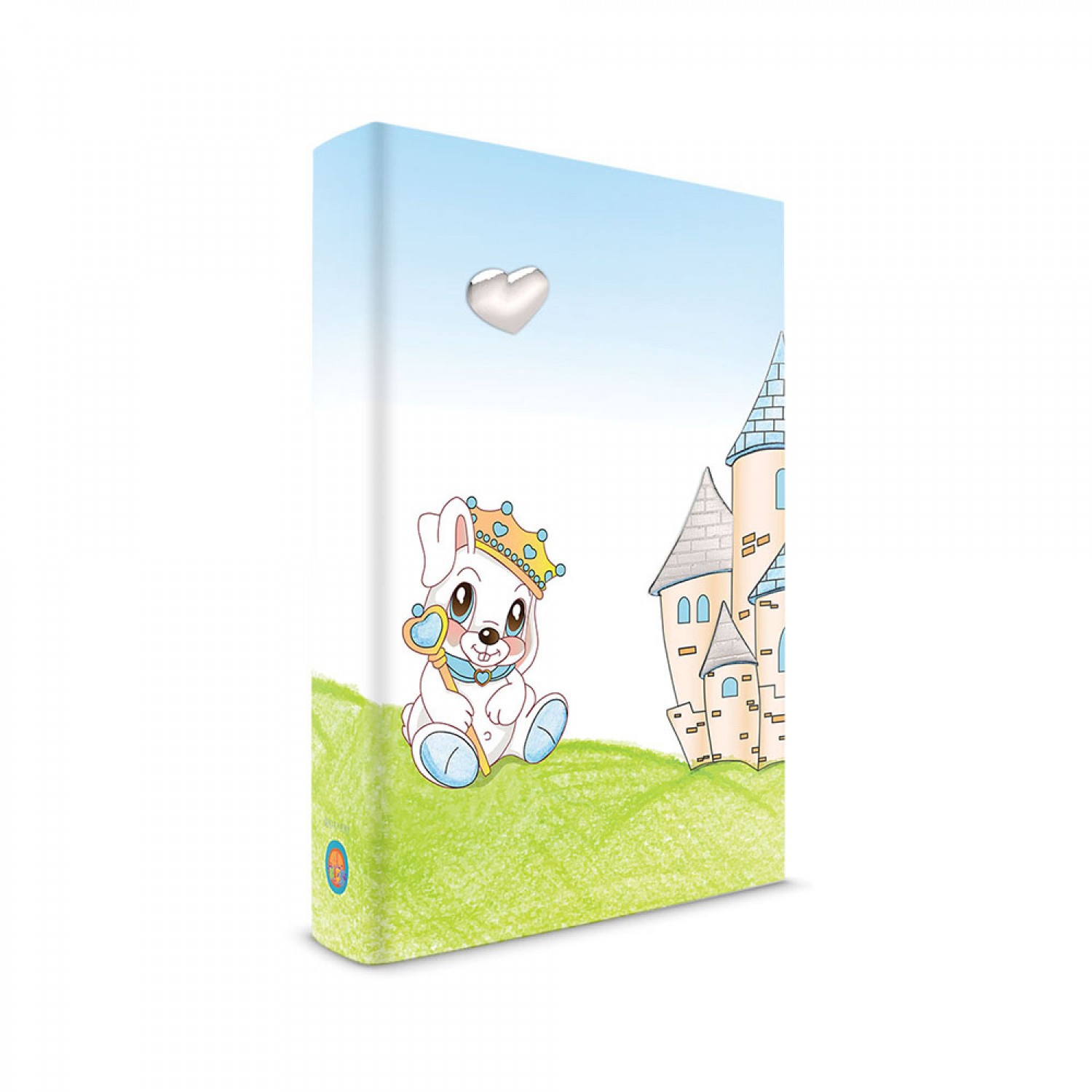Childrens album for boy with prince and castle 20X25.