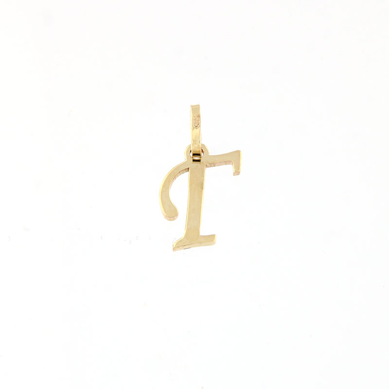 Childrens handmade gold monogram (C) on a lacquered surface K14.