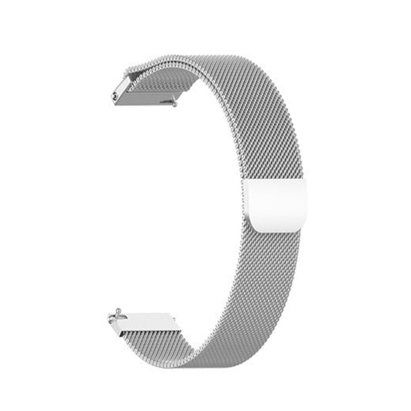 Magnetic silver matte bracelet with easy change system 20mm.